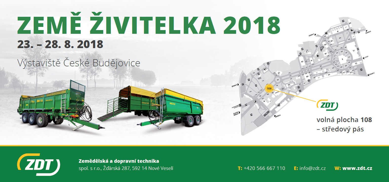 Pozvánka na výstavu Země živitelka 2018