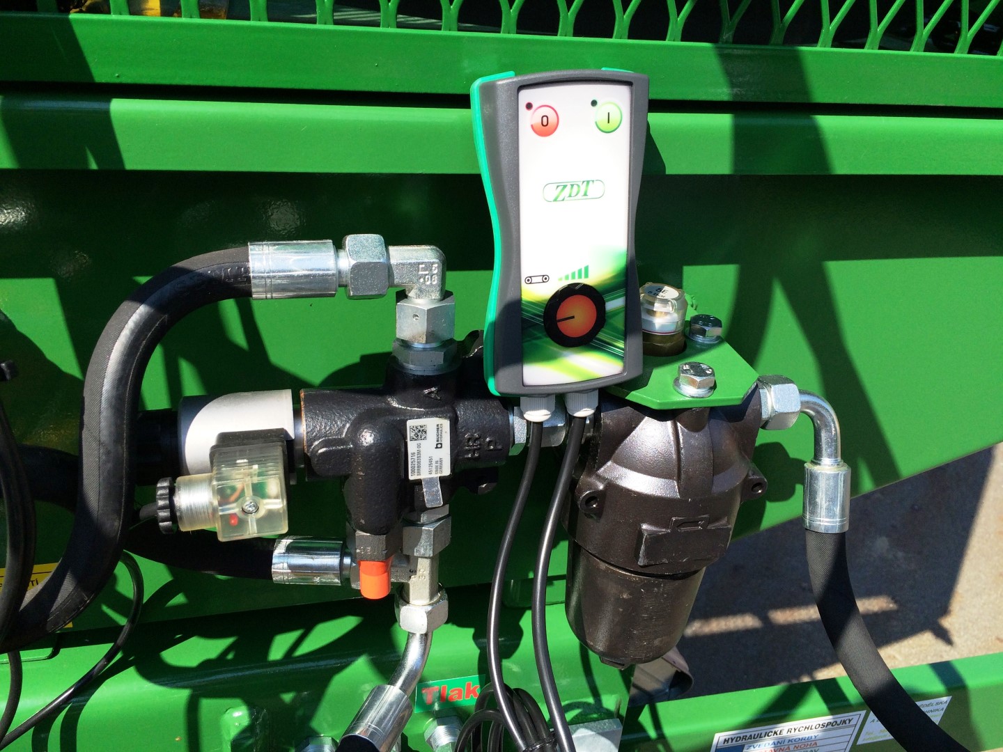 Электрогидравлическое управление транспортером