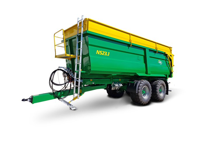 Rear tipping semi-trailers